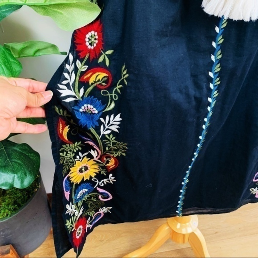 💋Rare Anthropologie Misa embroidery maxi dress size XS - Picture 7 of 12
